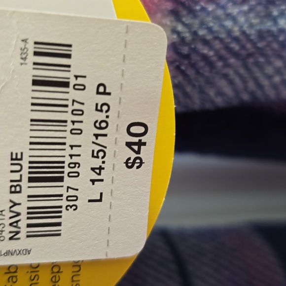 THEREABOUTS BLUE AND PINK PLAID GIRLS HOODED ROBE SIZE LARGE 14.5/16.5 PLUS - Picture 9 of 9